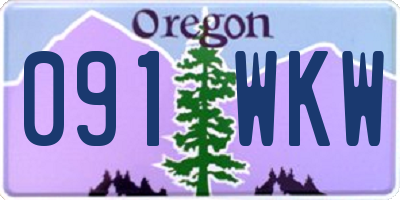 OR license plate 091WKW