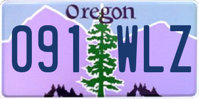 OR license plate 091WLZ