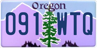 OR license plate 091WTQ
