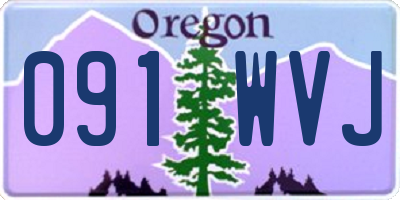 OR license plate 091WVJ