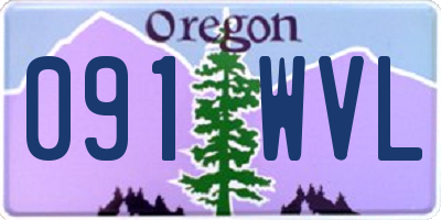 OR license plate 091WVL