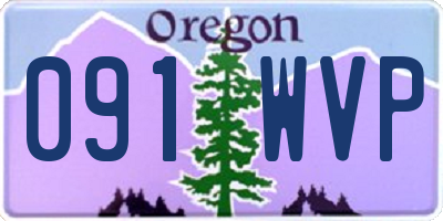 OR license plate 091WVP