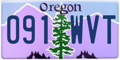 OR license plate 091WVT