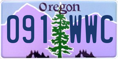 OR license plate 091WWC