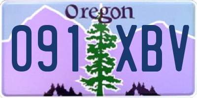 OR license plate 091XBV
