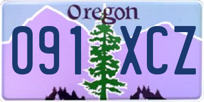 OR license plate 091XCZ