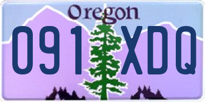 OR license plate 091XDQ