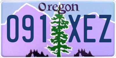 OR license plate 091XEZ