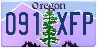 OR license plate 091XFP