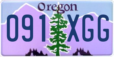OR license plate 091XGG