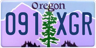 OR license plate 091XGR