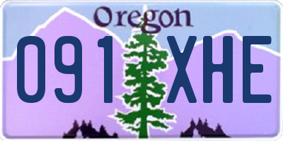 OR license plate 091XHE