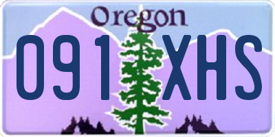 OR license plate 091XHS