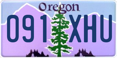 OR license plate 091XHU