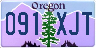 OR license plate 091XJT
