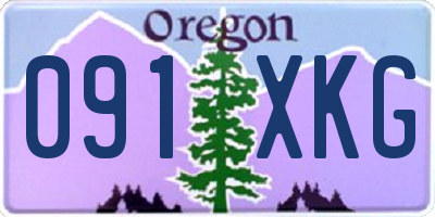 OR license plate 091XKG