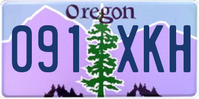 OR license plate 091XKH
