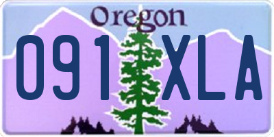 OR license plate 091XLA