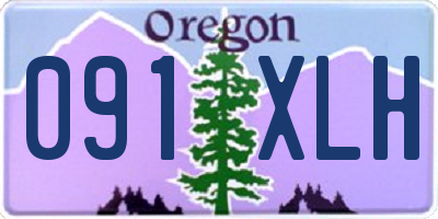 OR license plate 091XLH