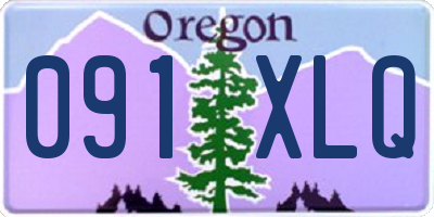 OR license plate 091XLQ