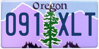 OR license plate 091XLT