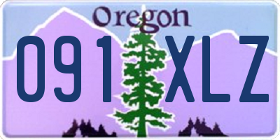 OR license plate 091XLZ