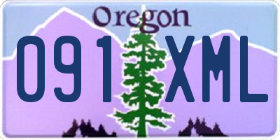OR license plate 091XML