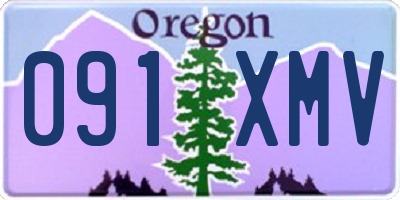 OR license plate 091XMV