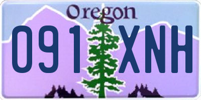 OR license plate 091XNH