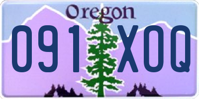 OR license plate 091XOQ