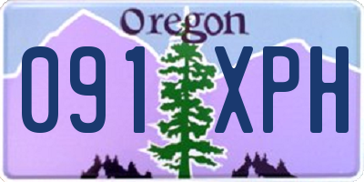 OR license plate 091XPH