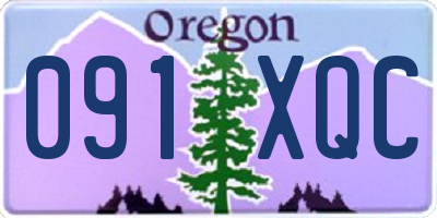 OR license plate 091XQC