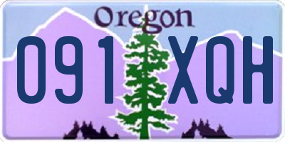 OR license plate 091XQH