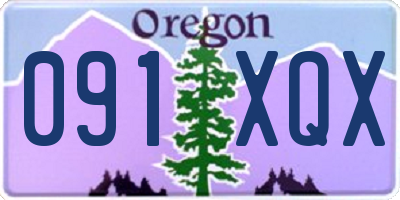 OR license plate 091XQX