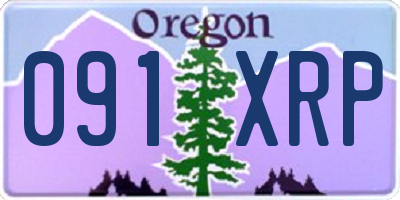 OR license plate 091XRP