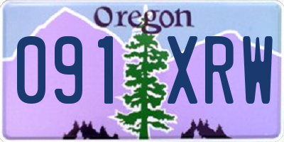 OR license plate 091XRW