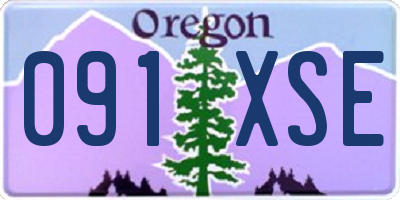 OR license plate 091XSE