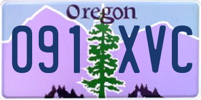 OR license plate 091XVC