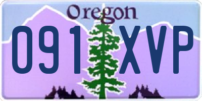 OR license plate 091XVP
