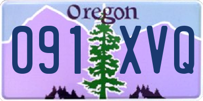 OR license plate 091XVQ