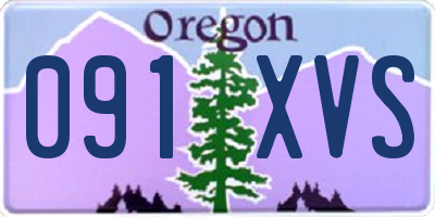 OR license plate 091XVS