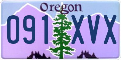OR license plate 091XVX