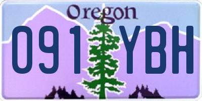 OR license plate 091YBH