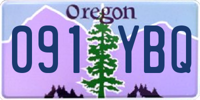 OR license plate 091YBQ