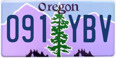 OR license plate 091YBV