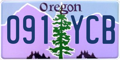 OR license plate 091YCB