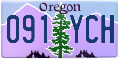OR license plate 091YCH