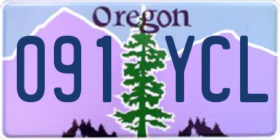 OR license plate 091YCL