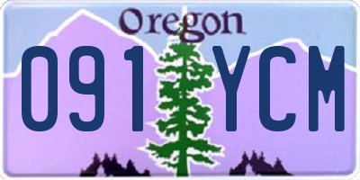 OR license plate 091YCM