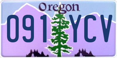 OR license plate 091YCV